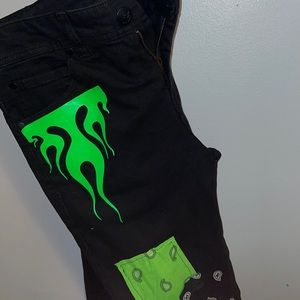 Never worn custom ‘Born Rich’ pants